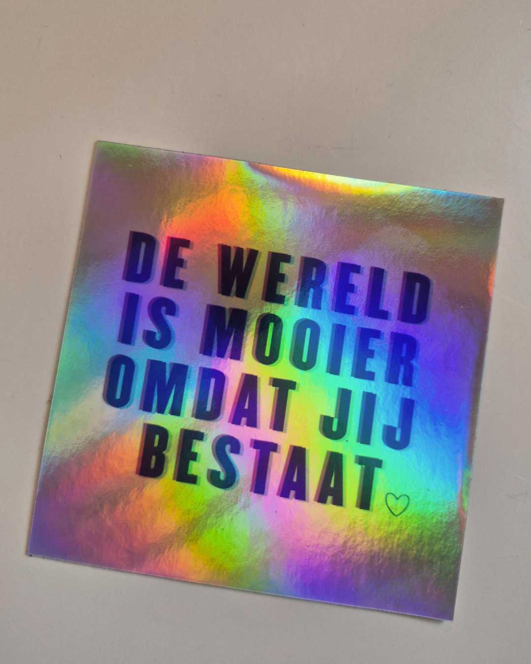 Holografische sticker