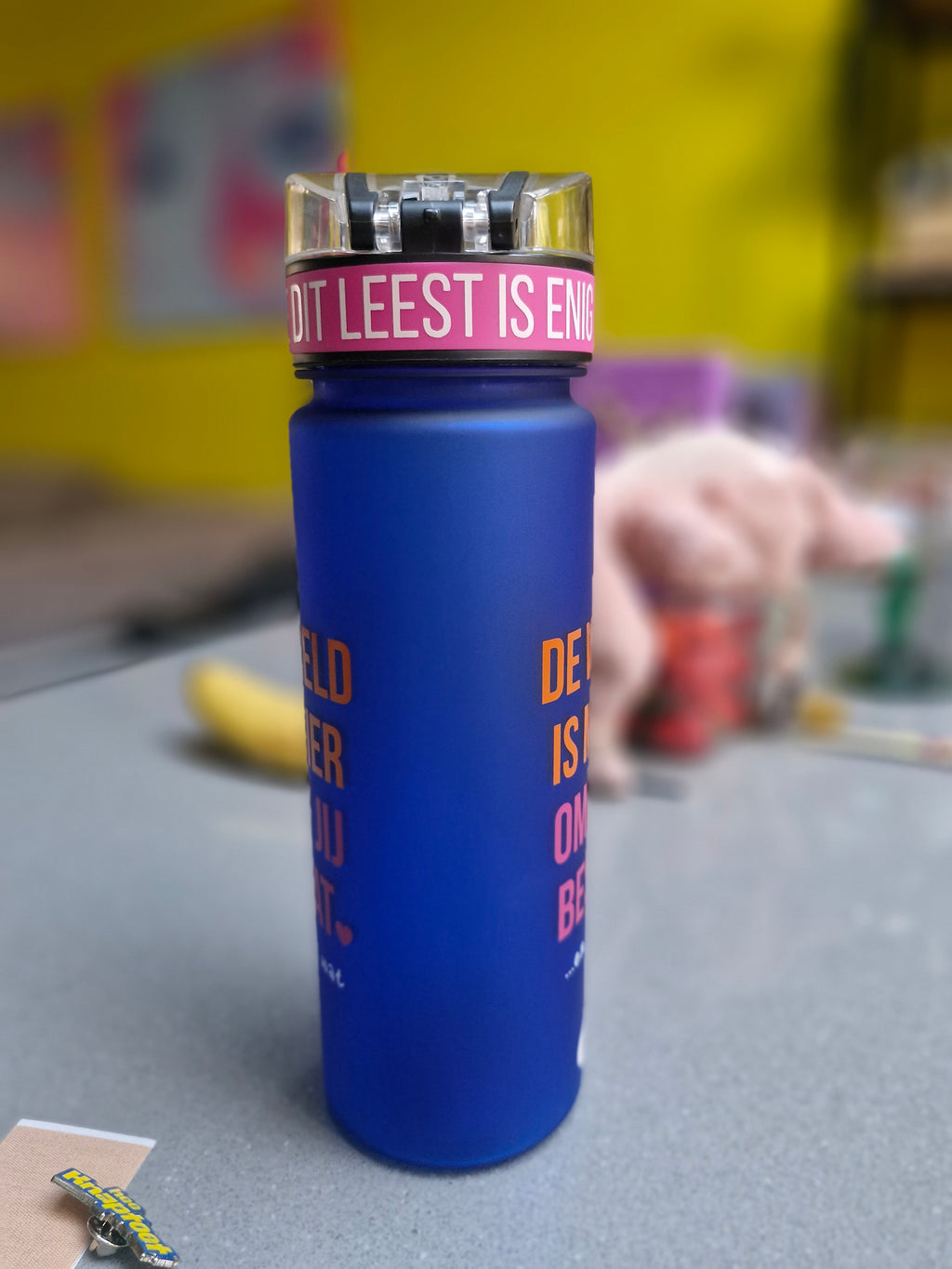 Drinkfles 'De wereld is mooier omdat jij bestaat' - 750 ML